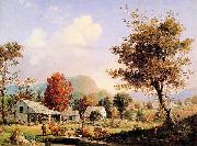 George Henry Durrie Cider Pressing Germany oil painting artist